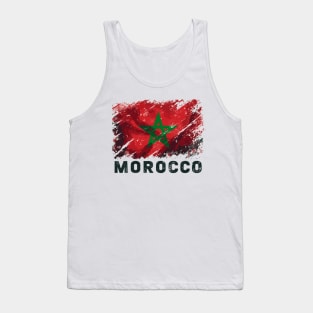 Morocco Flag Tank Top